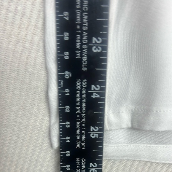 J. Jill Size L 100% Rayon Pull On Wide Leg Cropped Pants White Mature Capsule - Picture 10 of 10